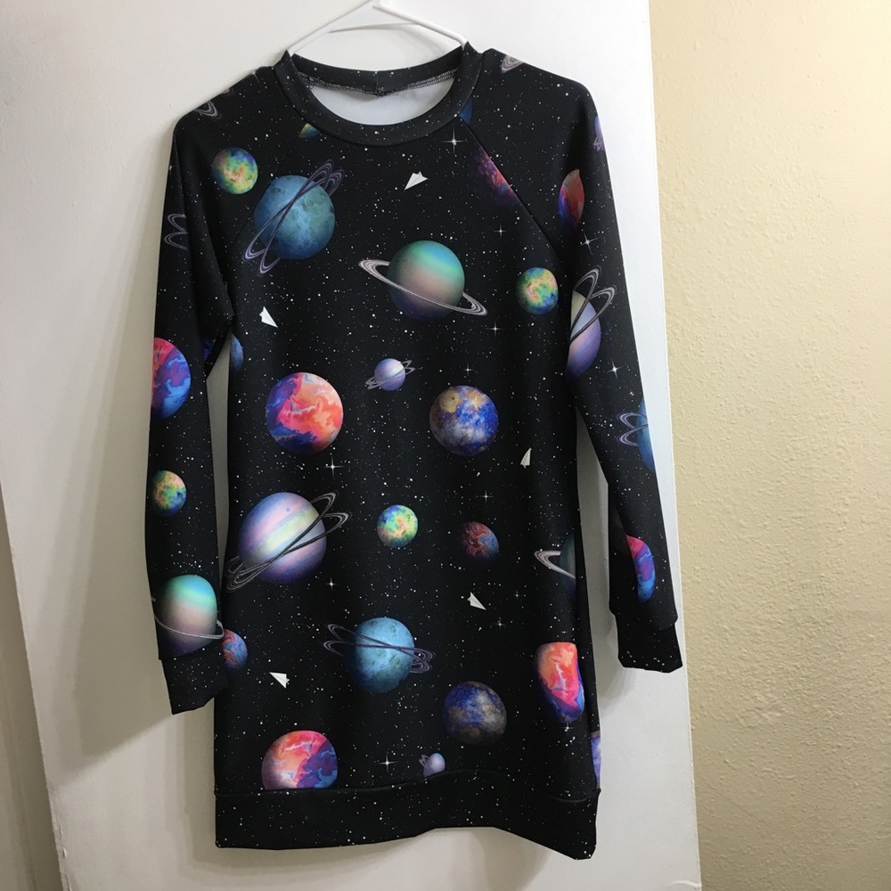 Black Milk Paper Universe Sweater Dress size Small
